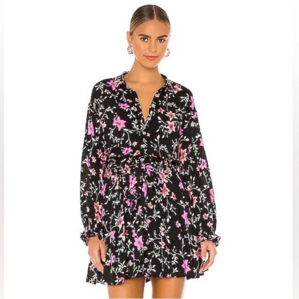 Free People Lighten Up Floral Mini Dress NWT Size Small